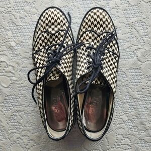 michael kors herringbone calfskin shoes